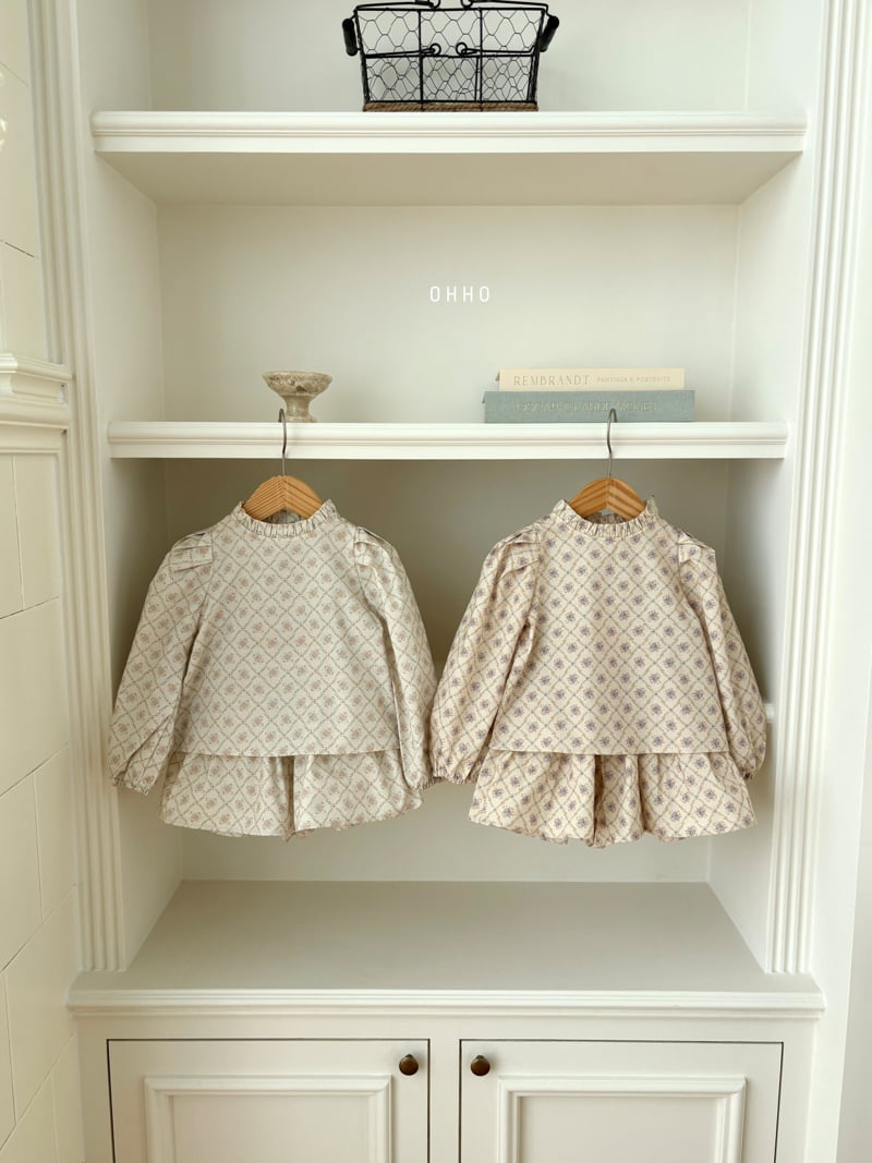 Ohho - Korean Children Fashion - #magicofchildhood - 26 Floral Blouse - 3