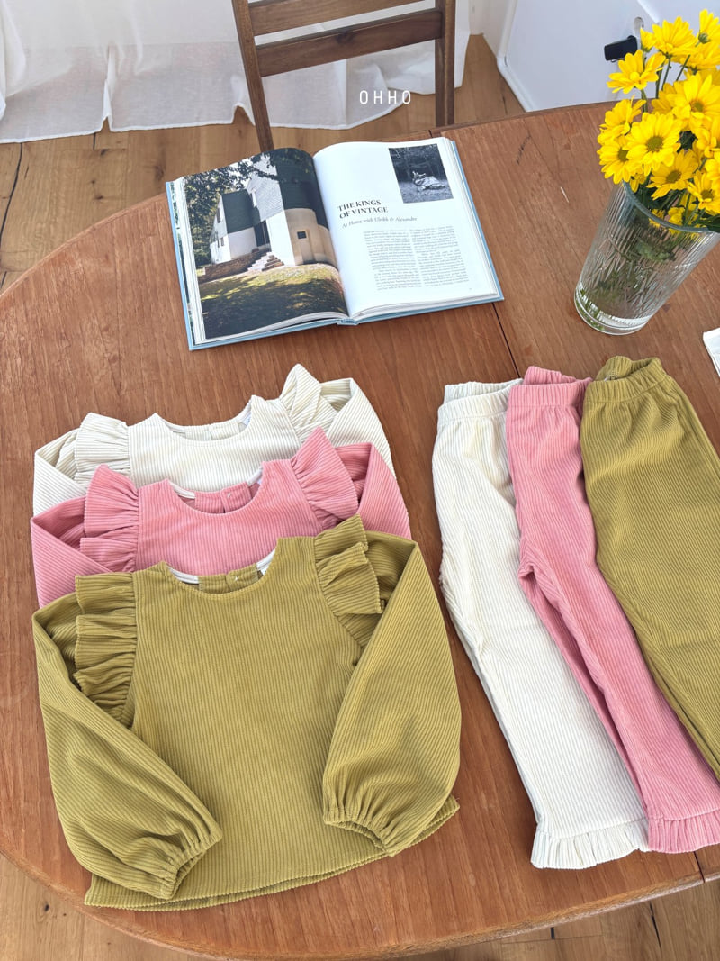 Ohho - Korean Children Fashion - #minifashionista - Soft Corduroy Blouse - 5