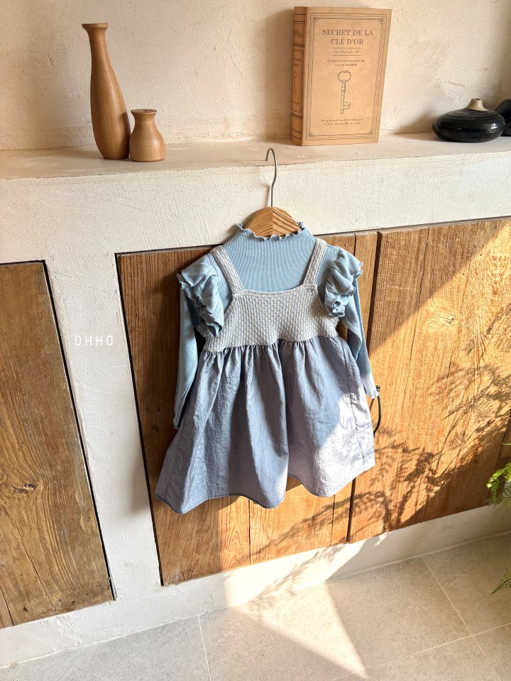 Ohho - Korean Children Fashion - #magicofchildhood - Jenny Strap One-piece - 4