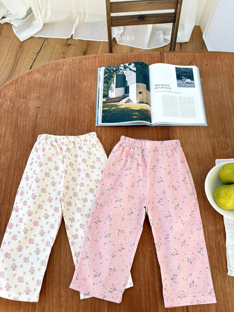Ohho - Korean Children Fashion - #minifashionista - Blossom Flower Pants