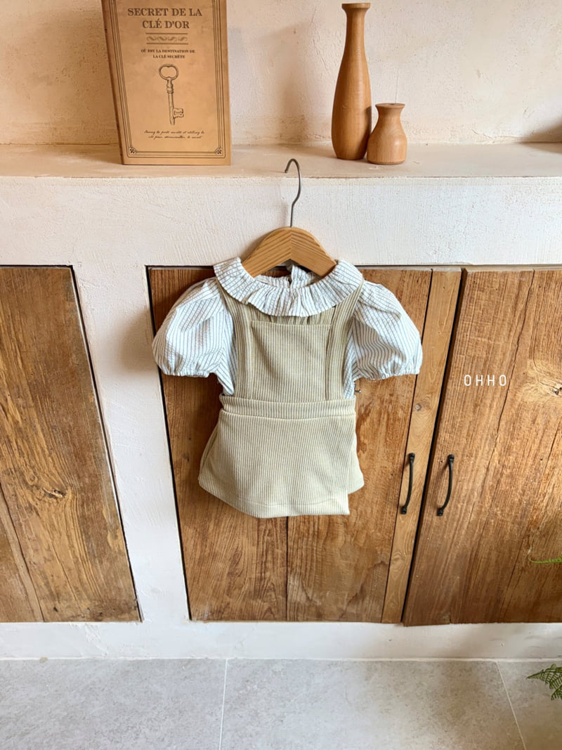 Ohho - Korean Children Fashion - #minifashionista - Roel Stripe Blouse - 12