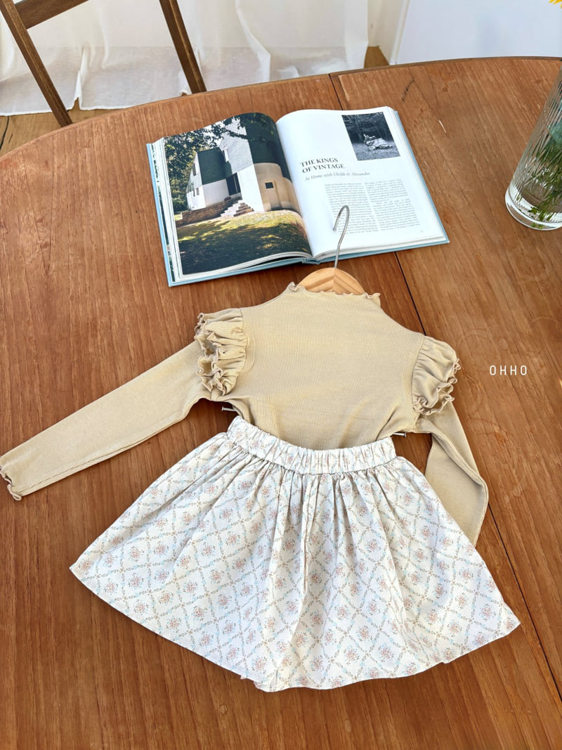 Ohho - Korean Children Fashion - #minifashionista - 26 Floral Skirt Pants - 11