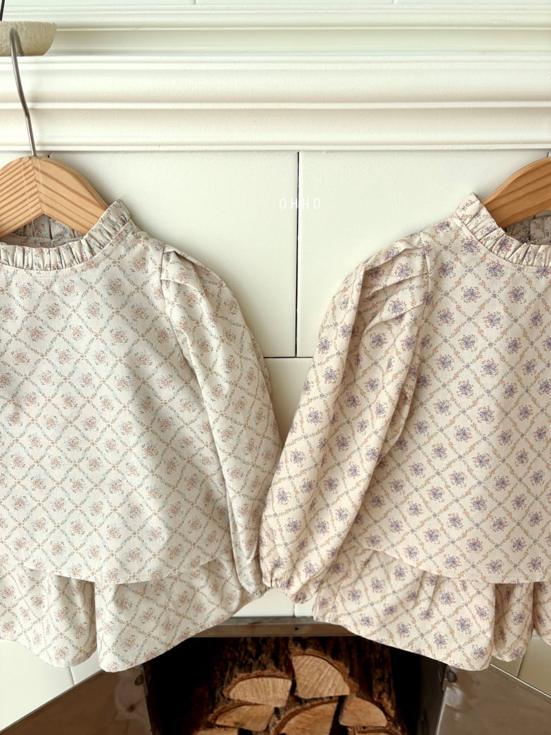 Ohho - Korean Children Fashion - #prettylittlegirls - 26 Floral Blouse - 5