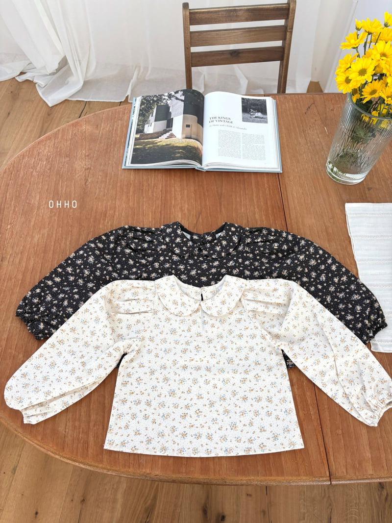Ohho - Korean Children Fashion - #prettylittlegirls - Ette Round Blouse