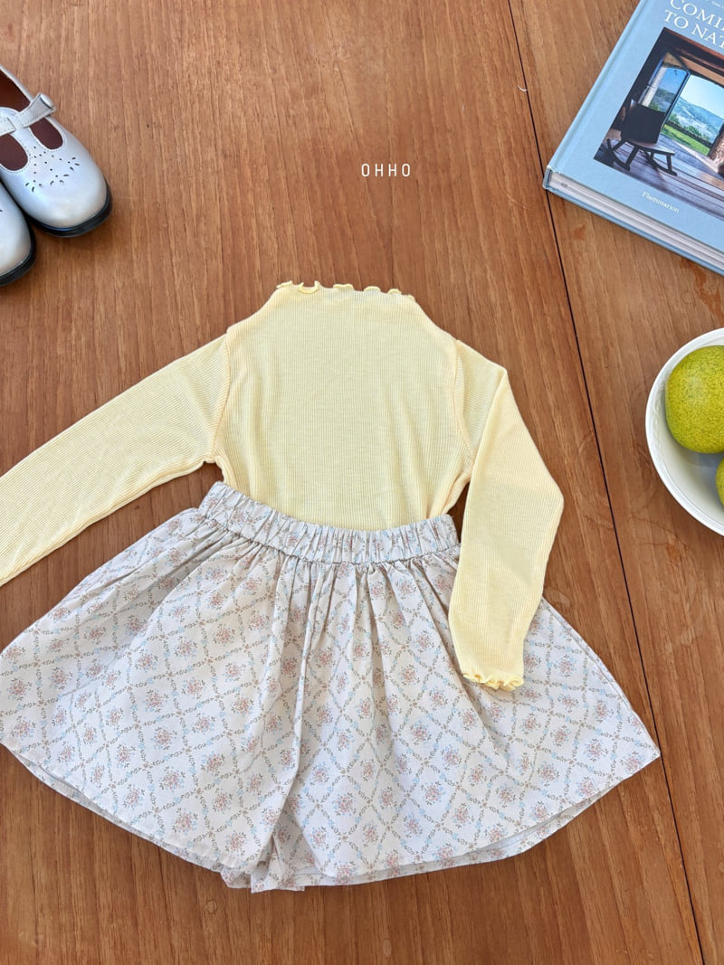 Ohho - Korean Children Fashion - #stylishchildhood - 26 Dove Ribbed Mock Neck Tee - 11