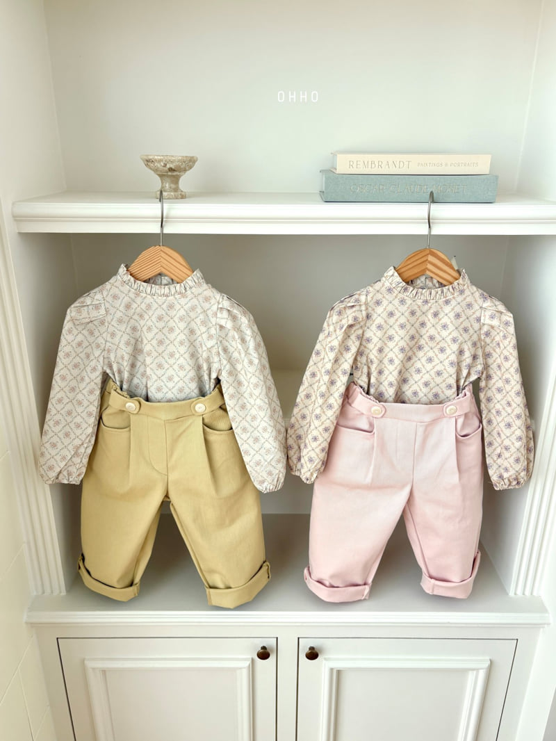 Ohho - Korean Children Fashion - #stylishchildhood - 26 Floral Blouse - 8