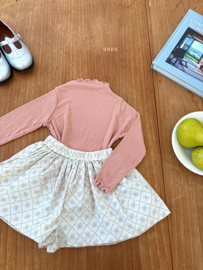 Ohho - Korean Children Fashion - #todddlerfashion - 26 Dove Ribbed Mock Neck Tee - 9