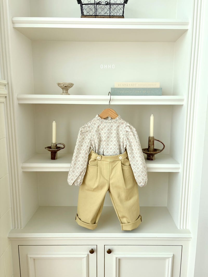 Ohho - Korean Children Fashion - #toddlerclothing - Milk Pintuck Pants - 12