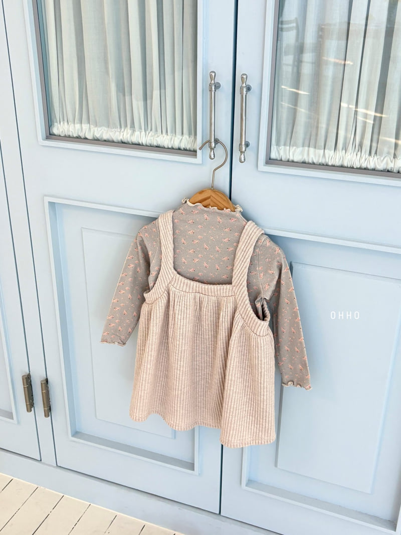Ohho - Korean Children Fashion - #toddlerclothing - Sweet Mock Neck Tee - 11