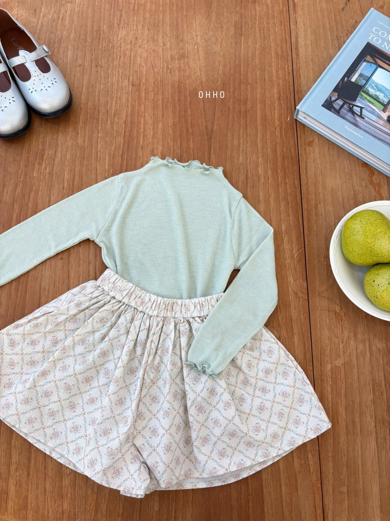 Ohho - Korean Children Fashion - #toddlerclothing - 26 Dove Ribbed Mock Neck Tee - 10