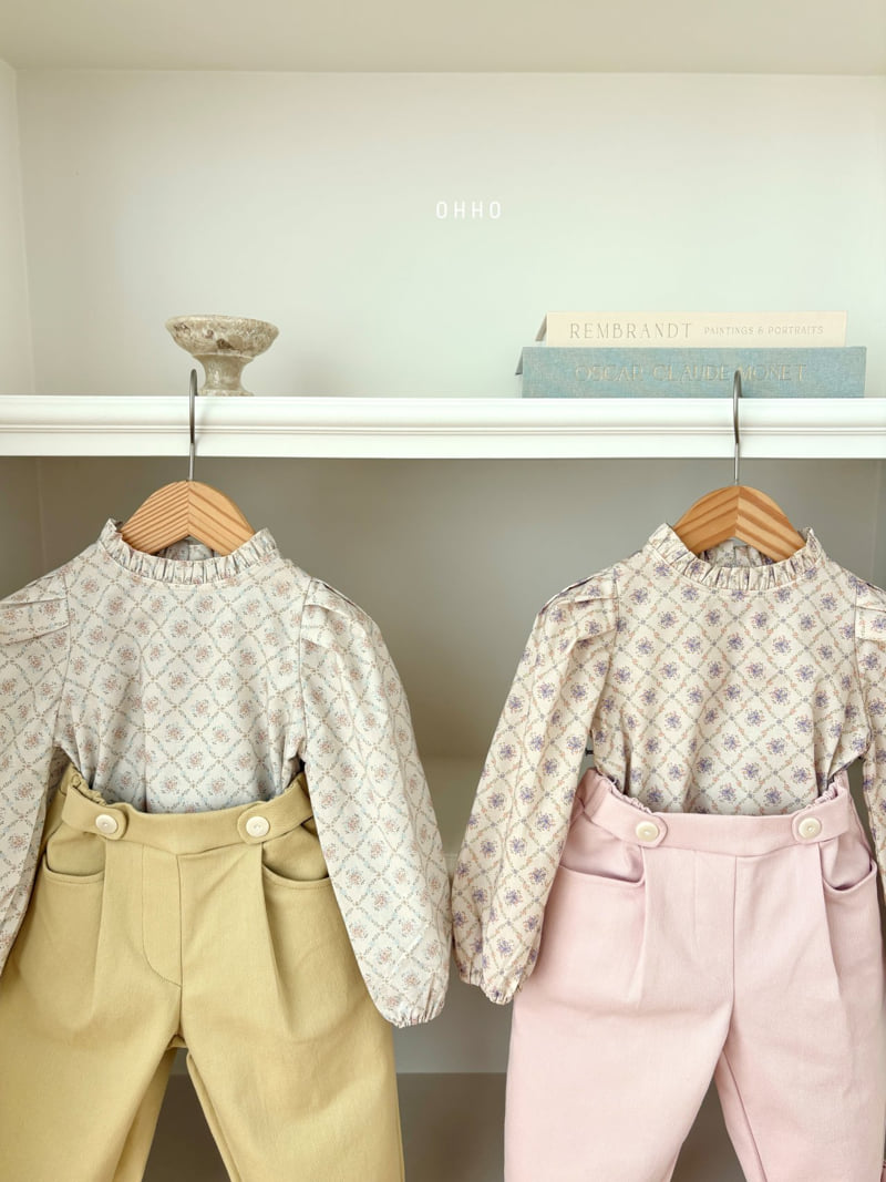 Ohho - Korean Children Fashion - #toddlerclothing - 26 Floral Blouse - 7