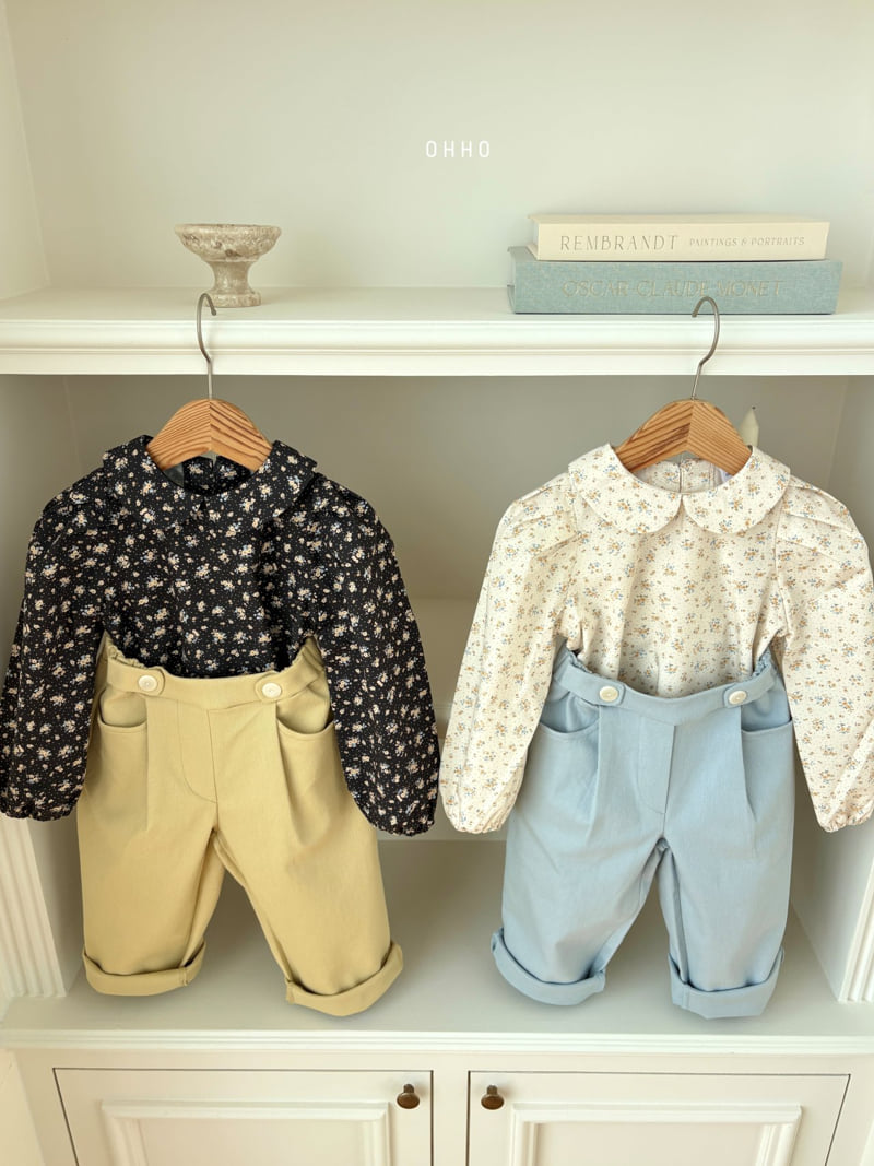 Ohho - Korean Children Fashion - #toddlerclothing - Ette Round Blouse - 3