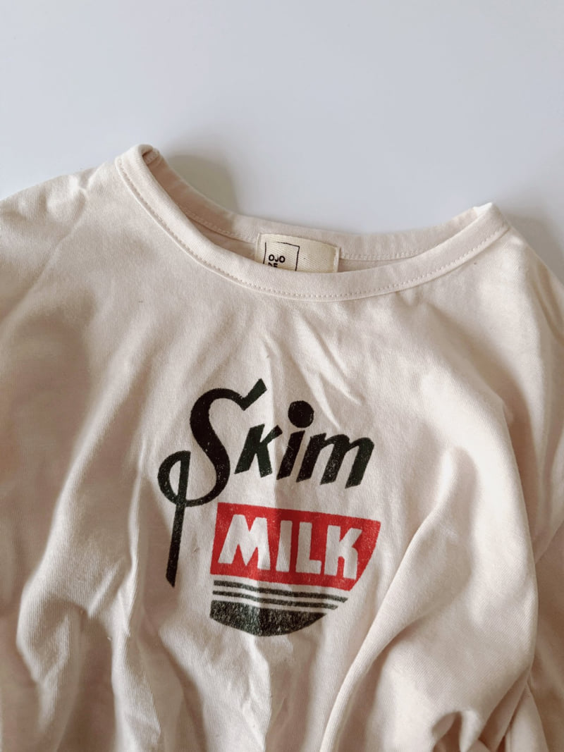 Ojodepapa - Korean Children Fashion - #designkidswear - Milk Tee - 4