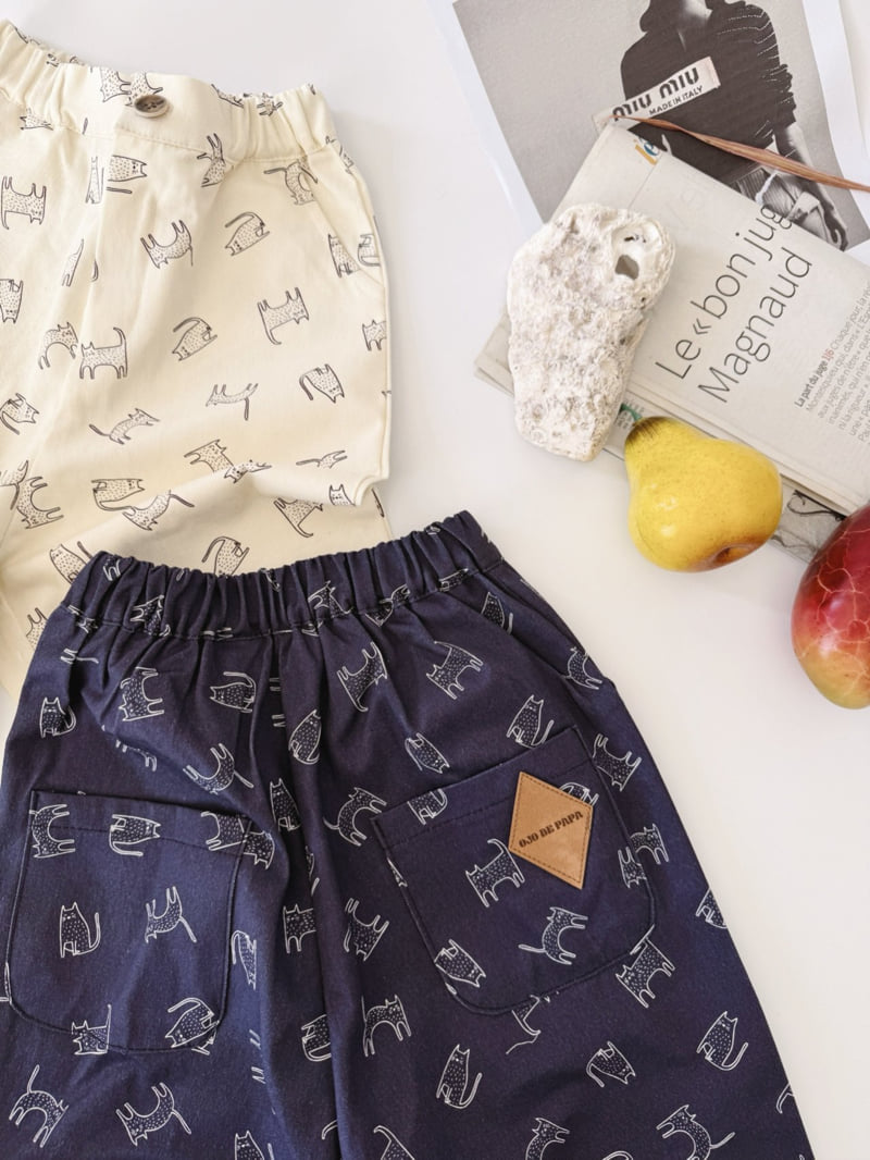 Ojodepapa - Korean Children Fashion - #minifashionista - Cat Pants - 3