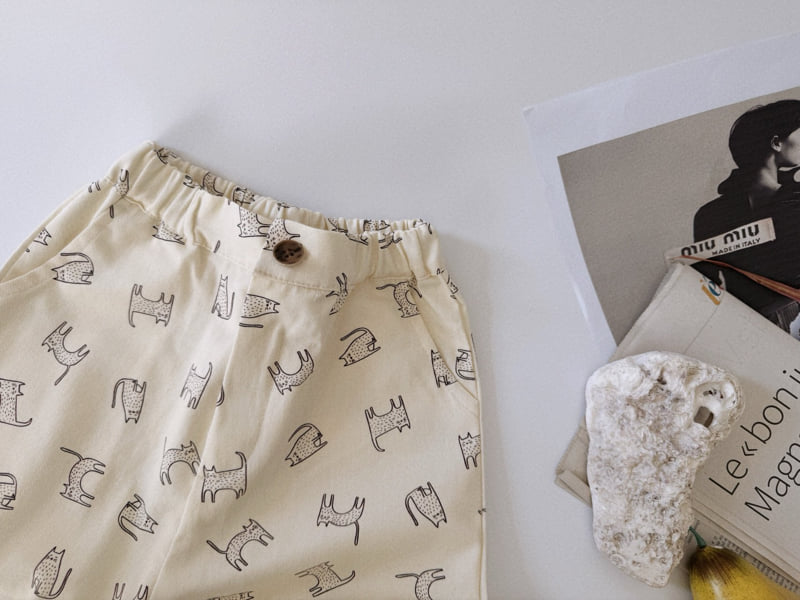 Ojodepapa - Korean Children Fashion - #minifashionista - Cat Pants - 4
