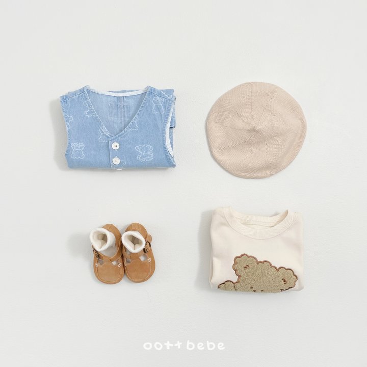 Oott Bebe - Korean Baby Fashion - #babyboutique - Flip Bear One-piece - 11