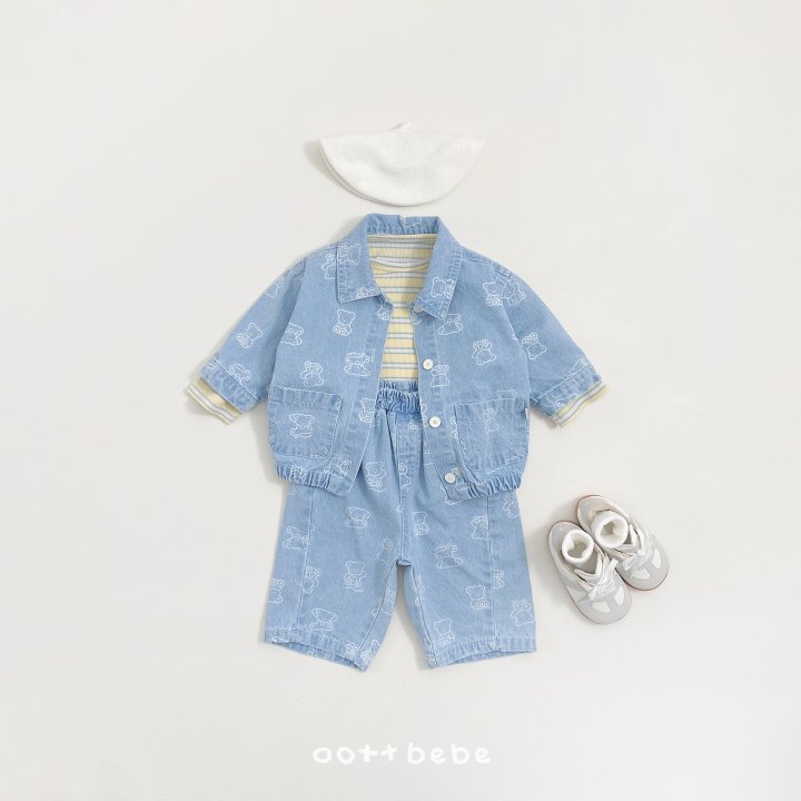 Oott Bebe - Korean Baby Fashion - #babyboutique - Flip Bear Jacket - 8