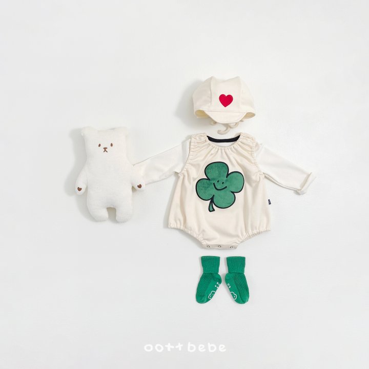 Oott Bebe - Korean Baby Fashion - #babyboutique - Lucky Friends Suit - 3