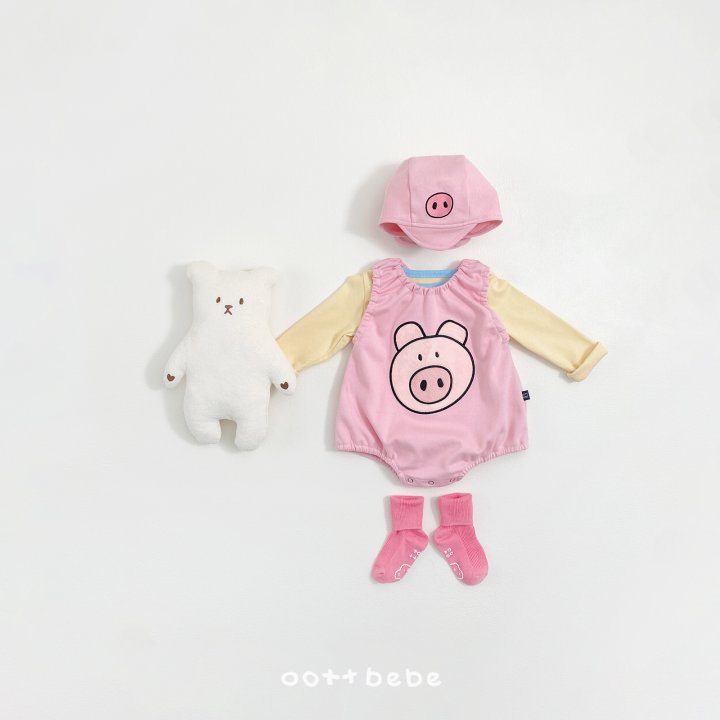 Oott Bebe - Korean Baby Fashion - #babyboutique - Lucky Friends Suit - 4