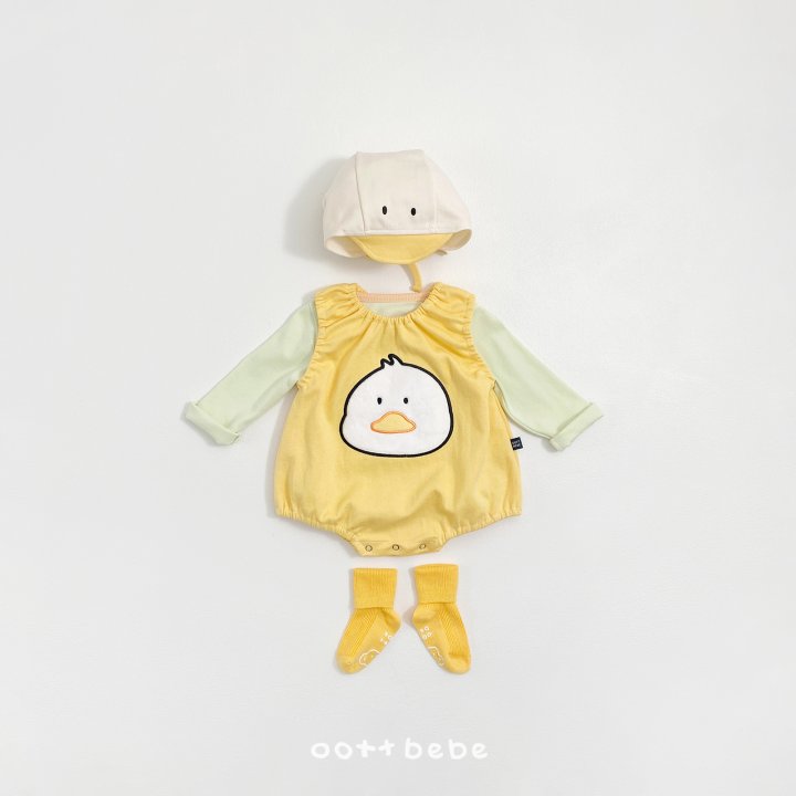 Oott Bebe - Korean Baby Fashion - #babyboutique - Lucky Friends Bonnet - 2