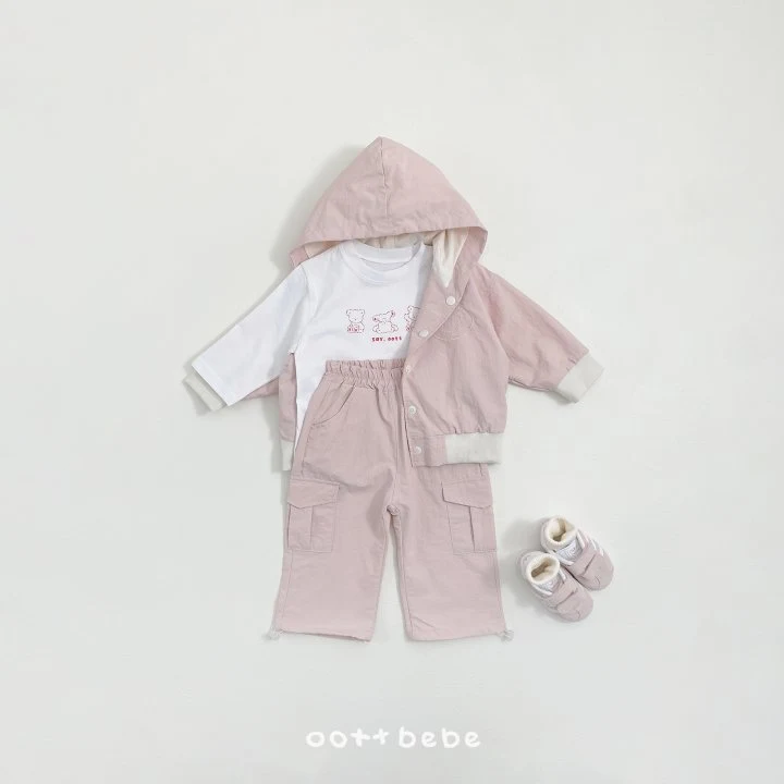 Oott Bebe - Korean Baby Fashion - #babyboutique - Steady Cargo Pants - 2