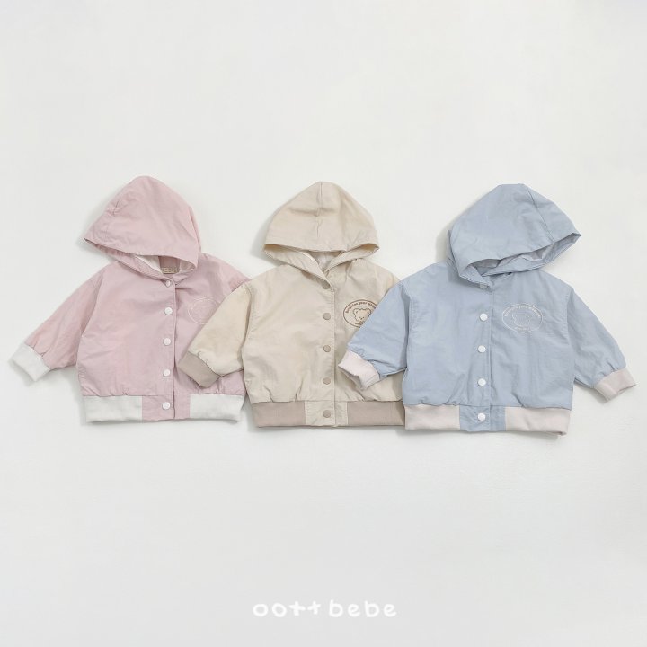 Oott Bebe - Korean Baby Fashion - #babyboutique - Steady Hooded Windbreaker