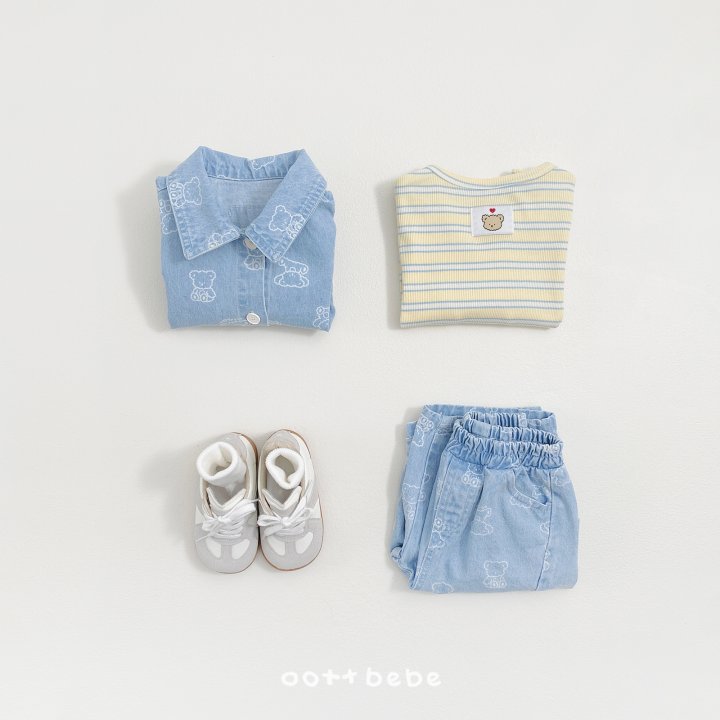 Oott Bebe - Korean Baby Fashion - #babyboutiqueclothing - Flip Bear Pants - 10