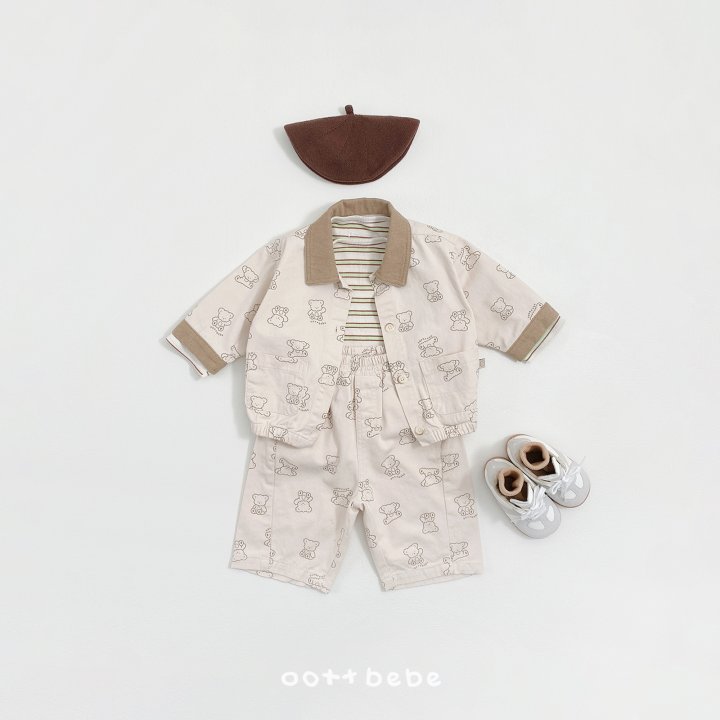 Oott Bebe - Korean Baby Fashion - #babyboutiqueclothing - Flip Bear Jacket - 9
