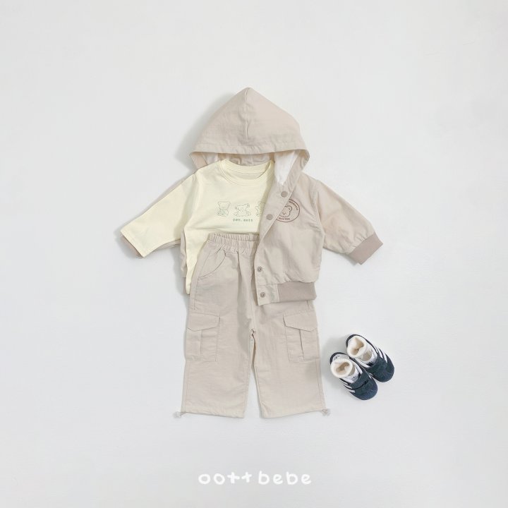 Oott Bebe - Korean Baby Fashion - #babyboutiqueclothing - Steady Cargo Pants - 3
