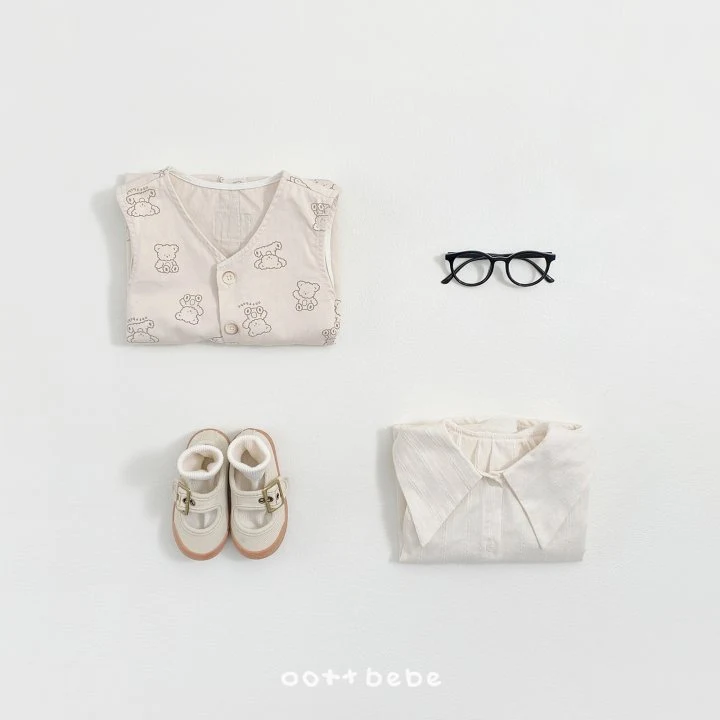 Oott Bebe - Korean Baby Fashion - #babyclothing - Airy Collar Blouse - 9