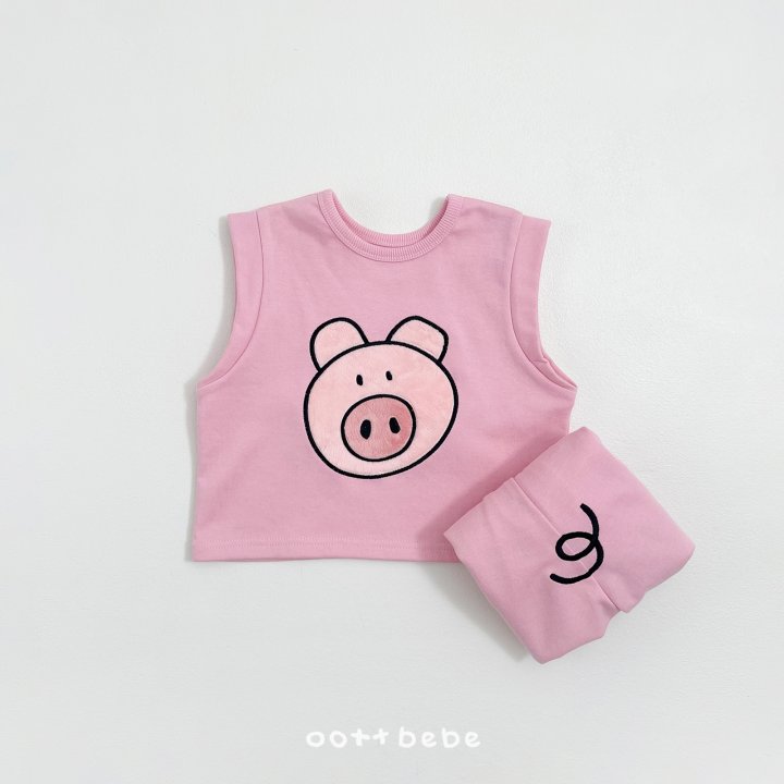 Oott Bebe - Korean Baby Fashion - #babyclothing - Lucky Friends Vest - 7