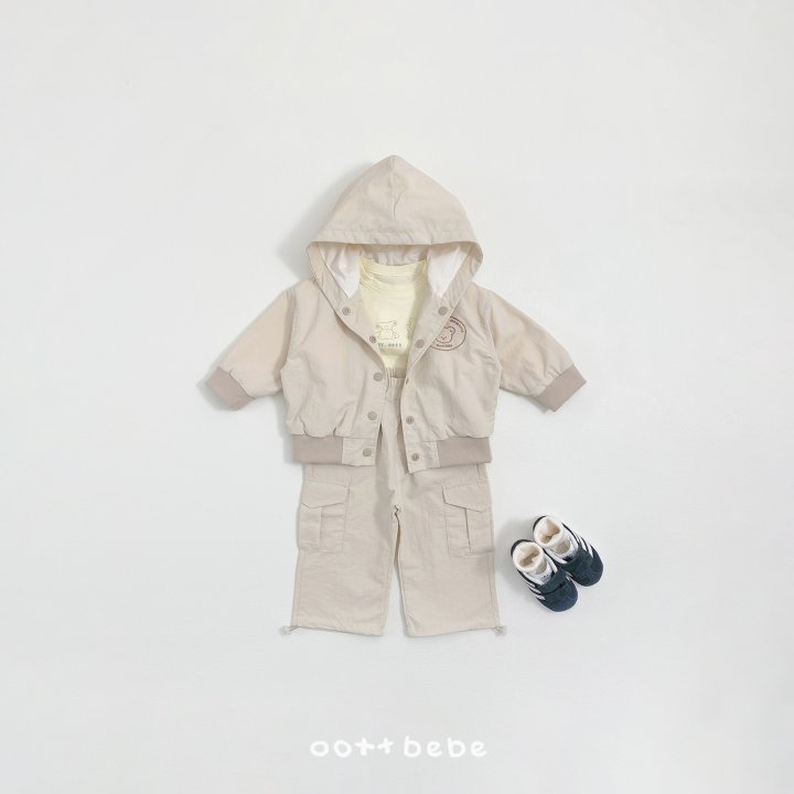 Oott Bebe - Korean Baby Fashion - #babyclothing - Steady Hooded Windbreaker - 3