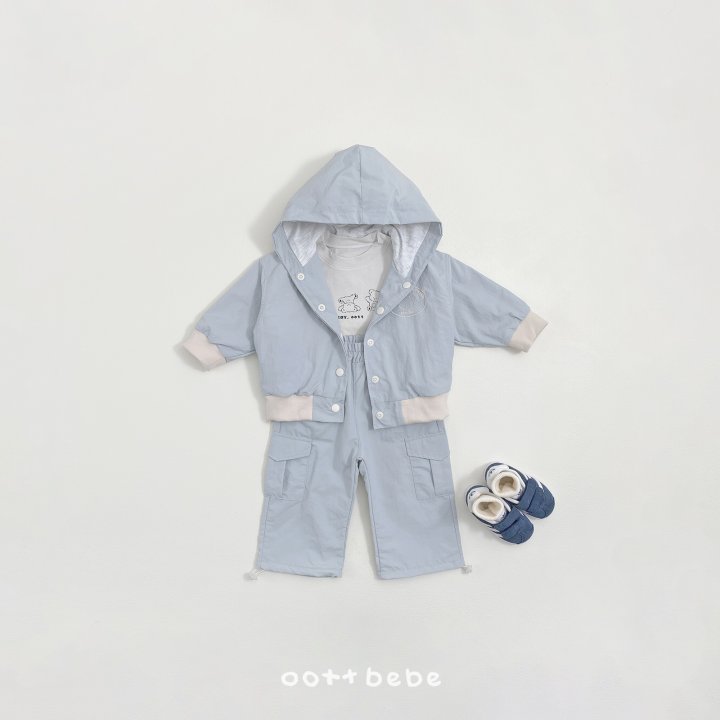 Oott Bebe - Korean Baby Fashion - #babyclothing - Steady Hooded Windbreaker - 4