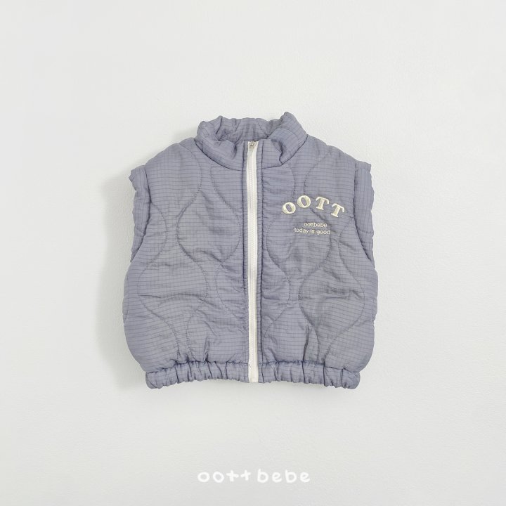 Oott Bebe - Korean Baby Fashion - #babyoninstagram - Today Quilted Vest - 7
