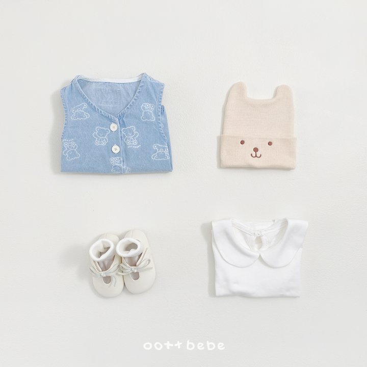Oott Bebe - Korean Baby Fashion - #babyoutfit - Flip Bear Baby Suit - 7