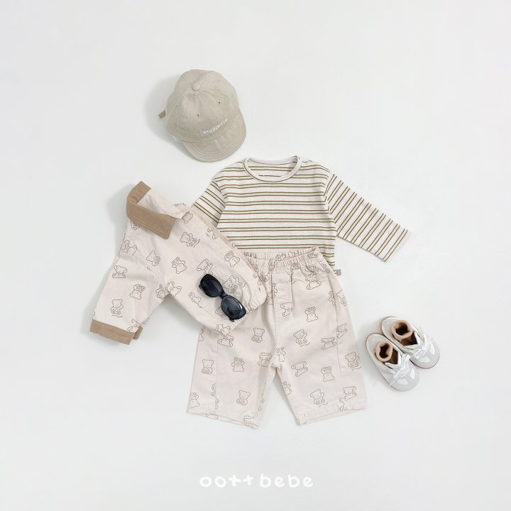 Oott Bebe - Korean Baby Fashion - #babyoutfit - Flip Bear Pants - 3