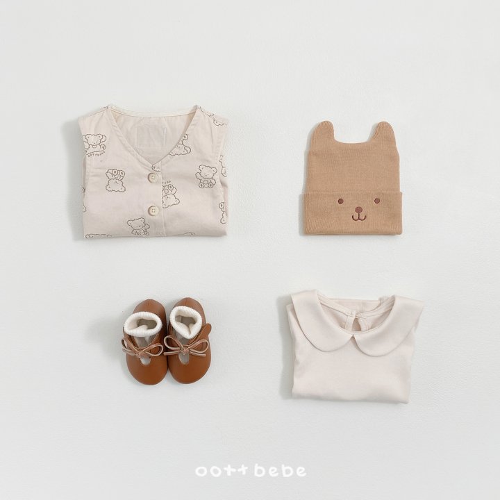 Oott Bebe - Korean Baby Fashion - #babywear - Flip Bear Baby Suit - 8