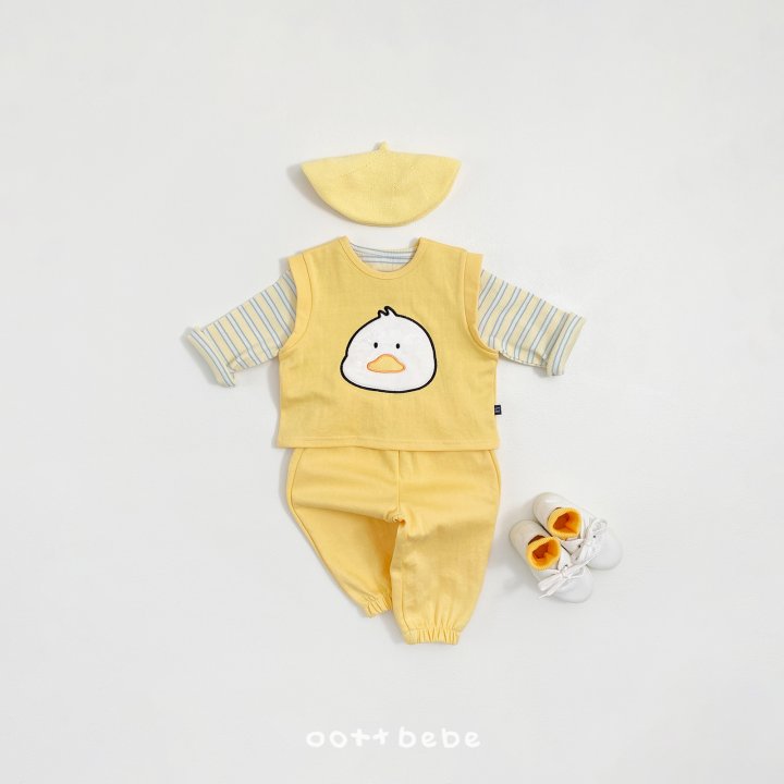 Oott Bebe - Korean Baby Fashion - #babywear - Lucky Friends Gojengi Pants - 2