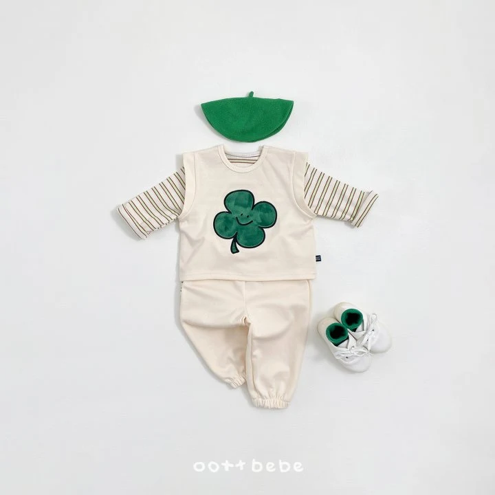 Oott Bebe - Korean Baby Fashion - #onlinebabyboutique - Lucky Friends Gojengi Pants - 3