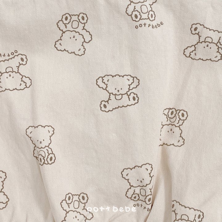 Oott Bebe - Korean Baby Fashion - #onlinebabyshop - Flip Bear One-piece - 9