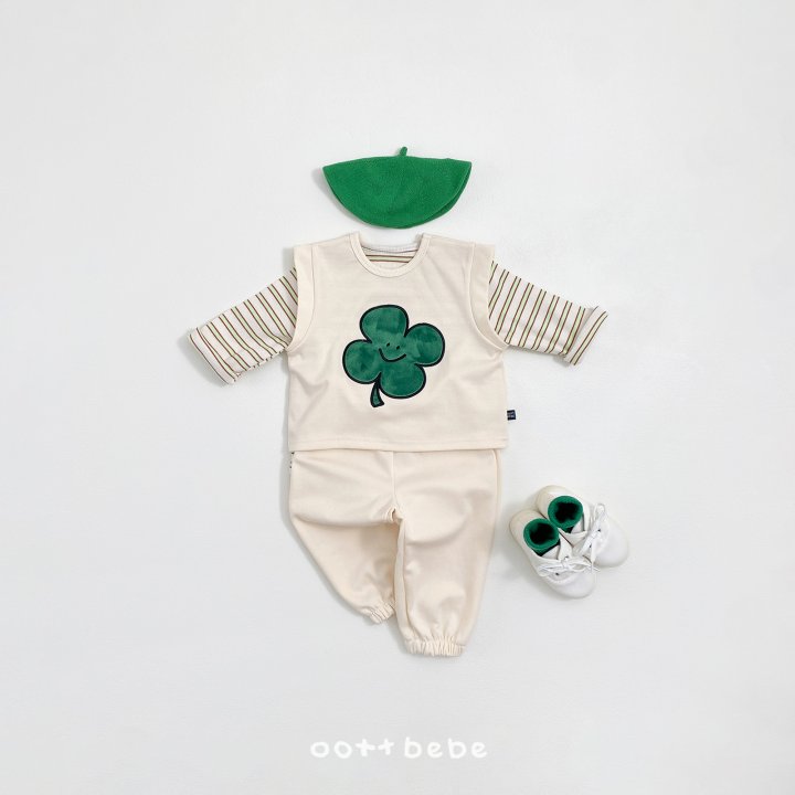 Oott Bebe - Korean Baby Fashion - #onlinebabyshop - Lucky Friends Vest - 3