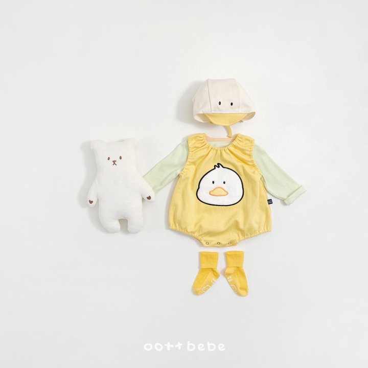 Oott Bebe - Korean Baby Fashion - #onlinebabyshop - Lucky Friends Suit - 2