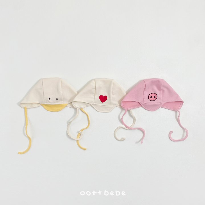 Oott Bebe - Korean Baby Fashion - #onlinebabyshop - Lucky Friends Bonnet