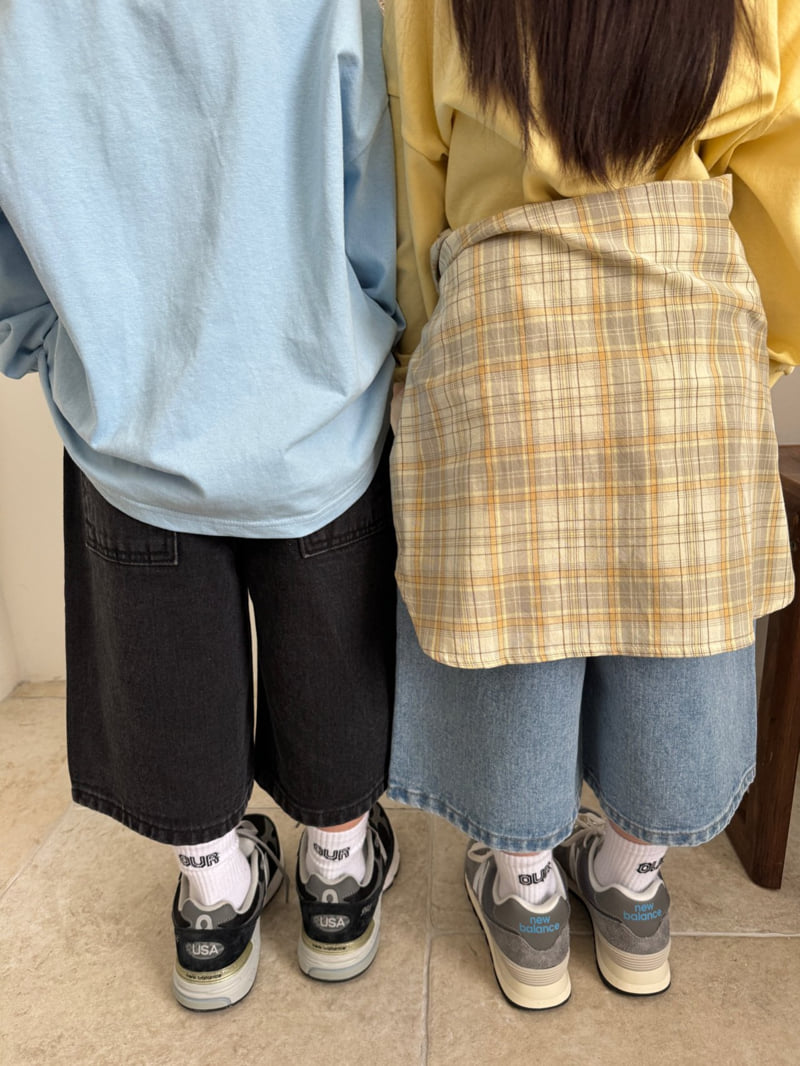 Our - Korean Children Fashion - #Kfashion4kids - Park Bermuda Denim Pants - 9