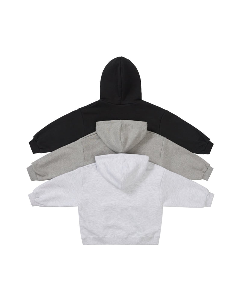 Our - Korean Children Fashion - #Kfashion4kids - Tape Label Hoodie - 8