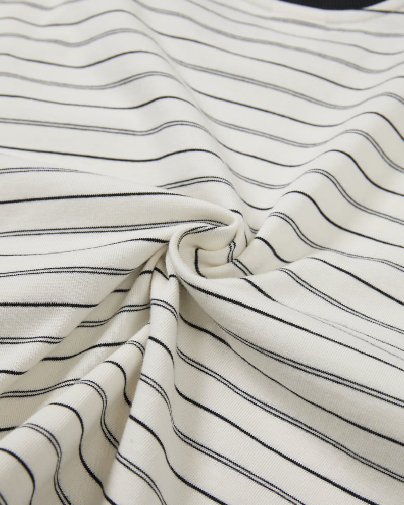 Our - Korean Children Fashion - #Kfashion4kids - Pocket Striped Tee - 6