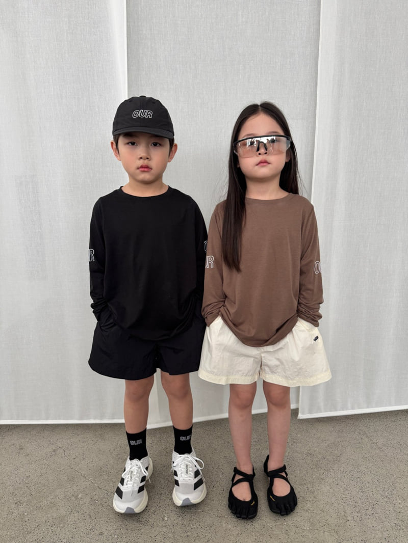Our - Korean Children Fashion - #Kfashion4kids - Run Logo Tee - 11