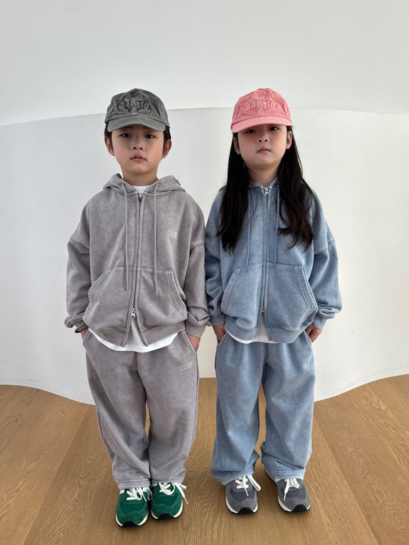 Our - Korean Children Fashion - #childofig - Grain Washed Hoodie - 11