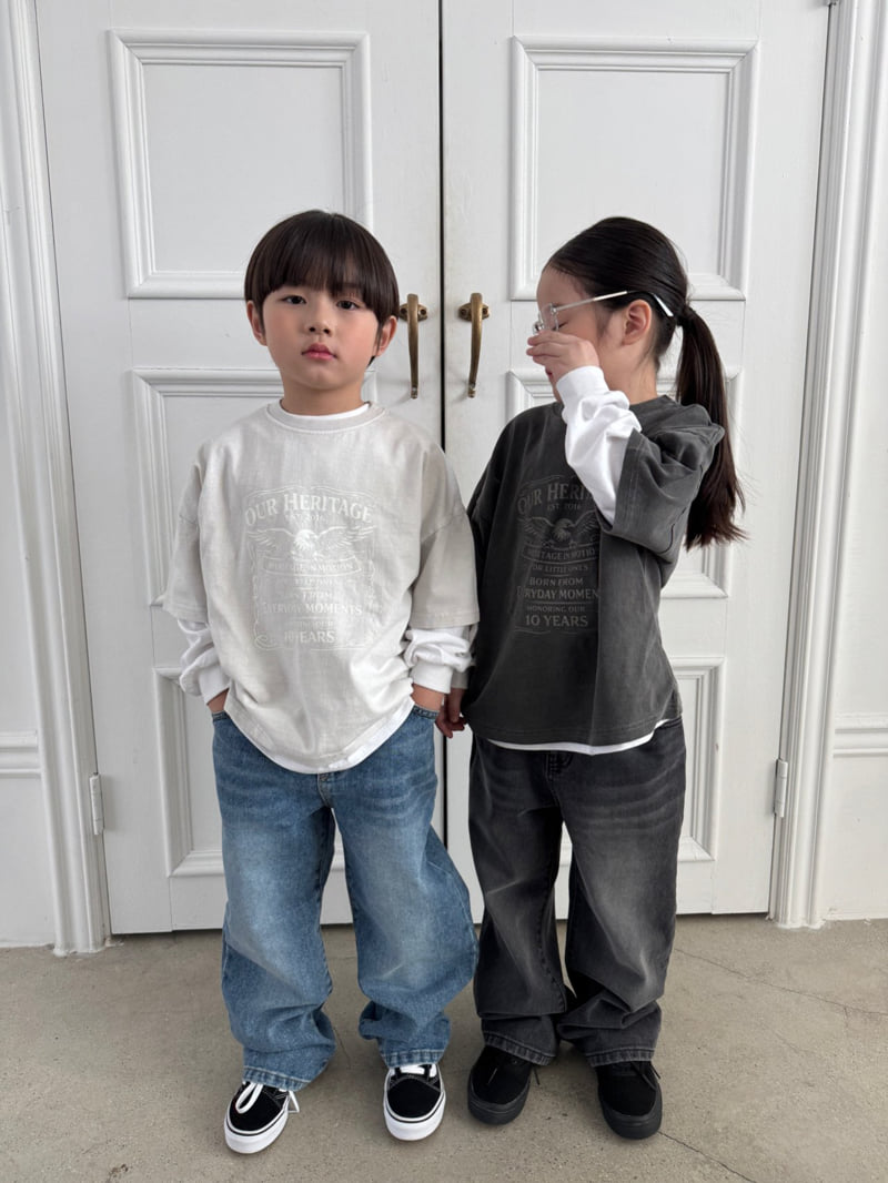 Our - Korean Children Fashion - #childofig - Heritage Garment-Dyed Tee - 8