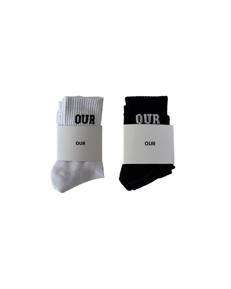 Our - Korean Children Fashion - #childofig - 3-Pack Socks